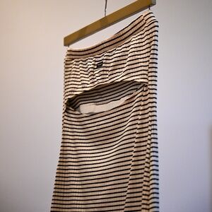 RVCA Strapless Bodycon Midi Dress - Size M